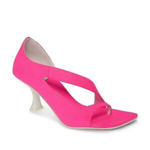 NEW JEFFREY CAMPBELL Berger Pink Neon Heeled Shoes  Sandal Size US 8